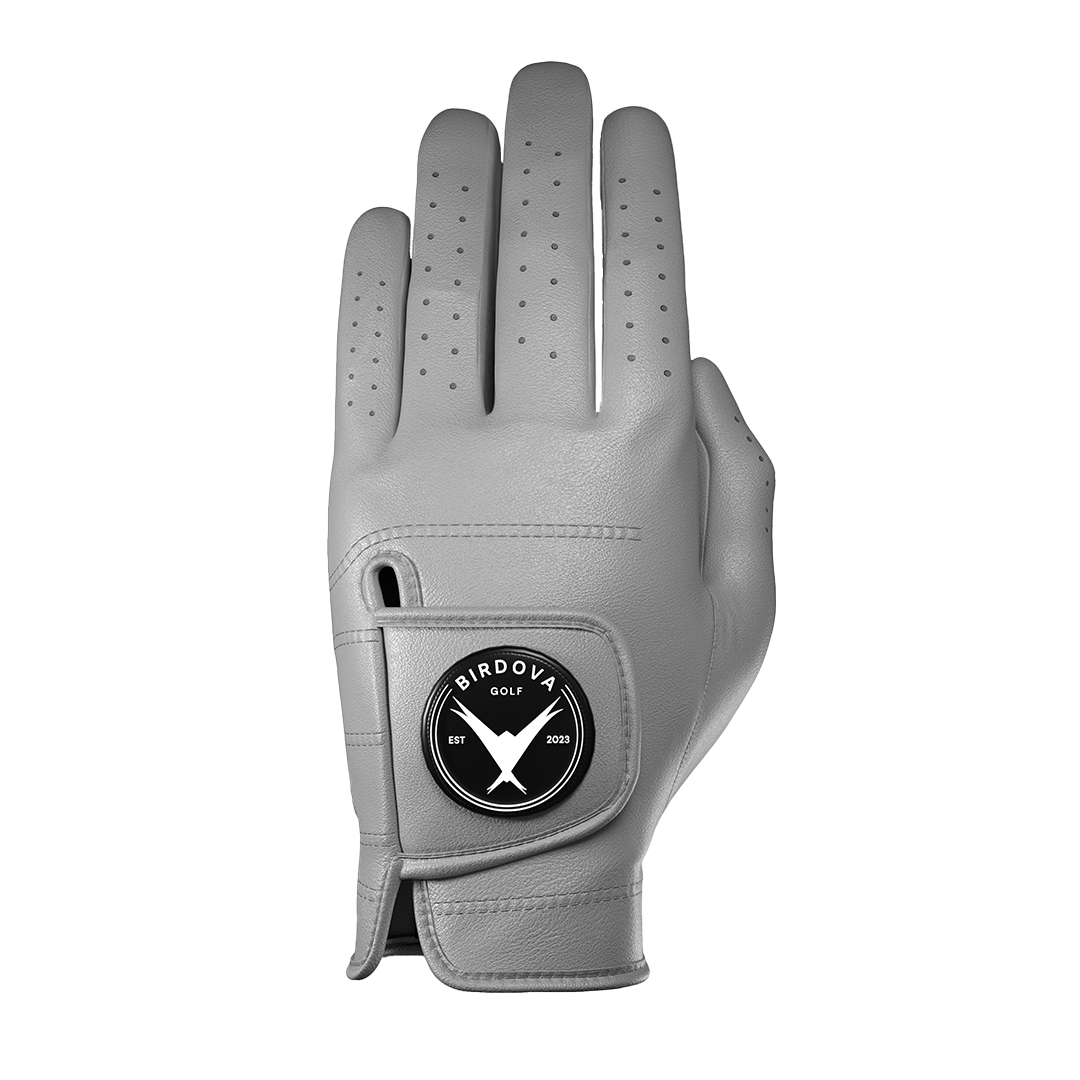 Pigeon Grey Golf Glove main side view by Birdova