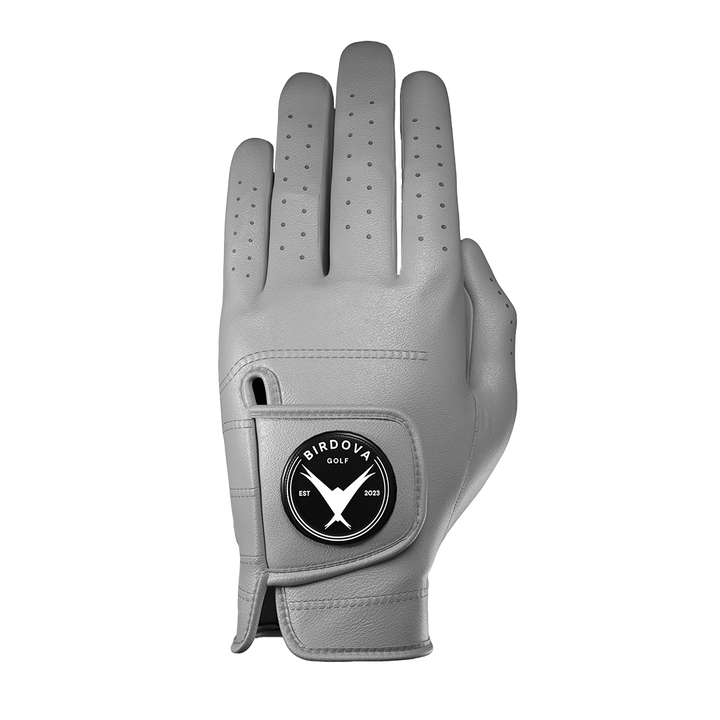 Pigeon Grey Golf Glove main side view by Birdova