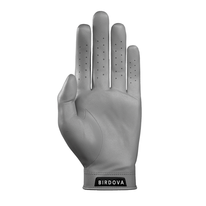 Pigeon Grey Golf Glove palm view by Birdova